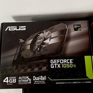 ASUS GEFORCE GTX 1050 TI.